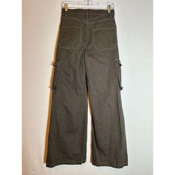 PacSun Green Low Rise Extreme Baggy Cargo Pants Size 26 - Picture 7 of 16